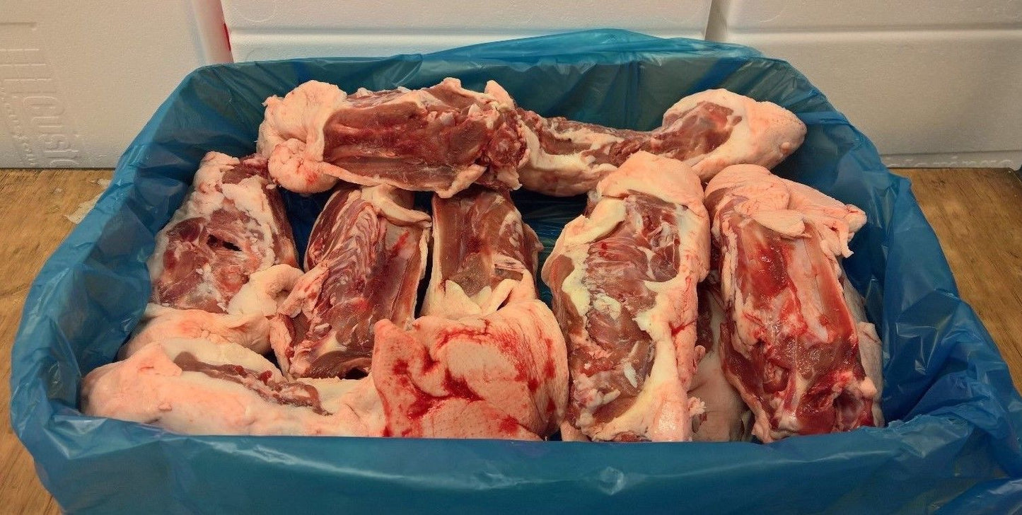 Dog Food Frozen DUCK Mince 40x 500g bags 20kg box. BARF RAW DIET delivered - rawbarffood.co.uk