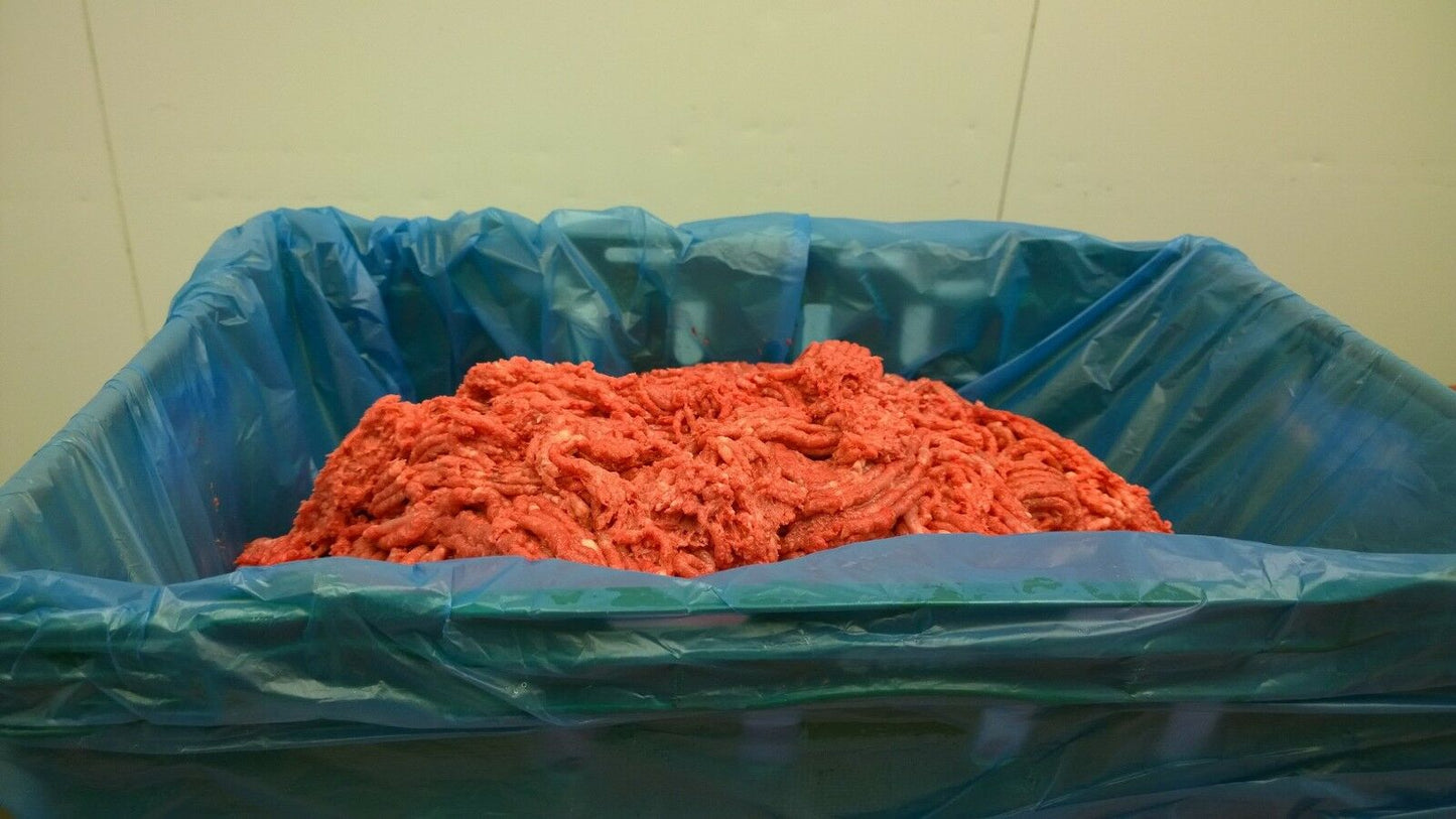Dog Food Frozen Chicken Mince 28 x 500g Chubs 14kg Box. BARF Raw Diet - rawbarffood.co.uk