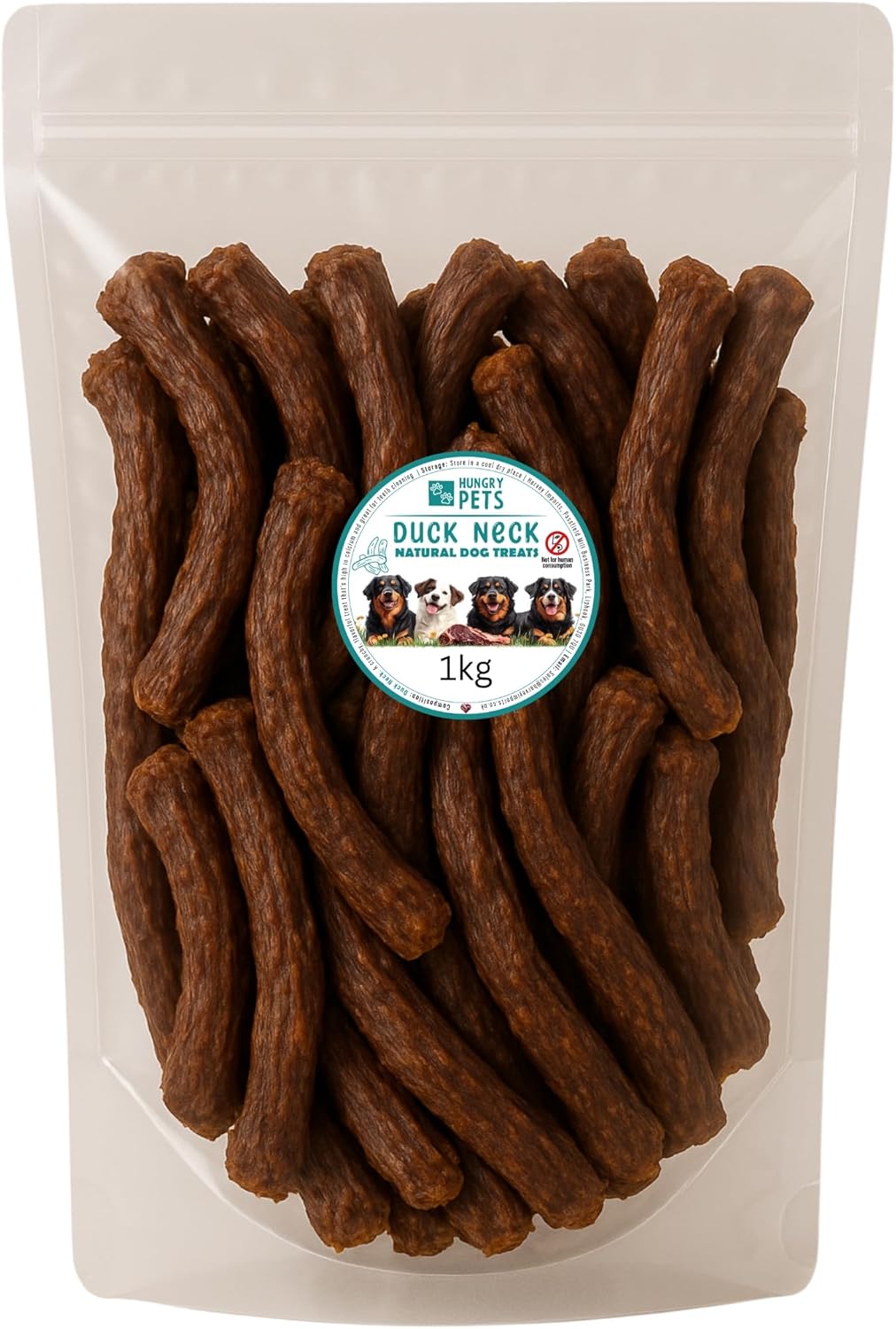 2 kg Duck Necks, Natural Dog Treat