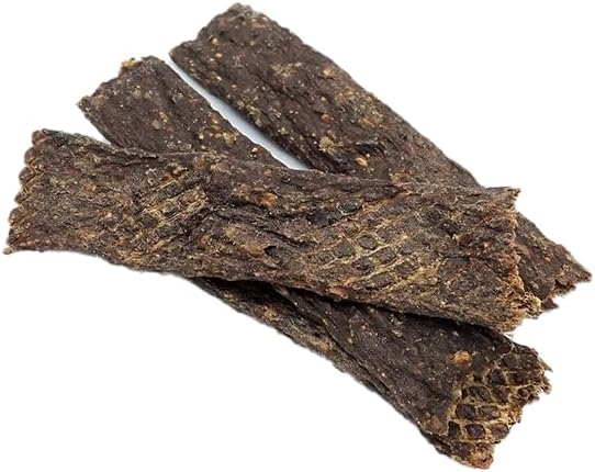 1 kg Venison treats for dogs. Pure & Natural Venison Deer Strips - Natural Dog Chews Long Lasting, Hypoallergenic, & Grain Free Recipe, Healthy Low Fat Dog Treats - Jerky-Like Meat Strips 1kg